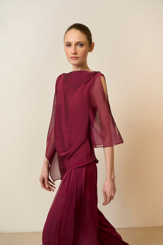 Blusa EMILIA Cereza Árida - BIMANI