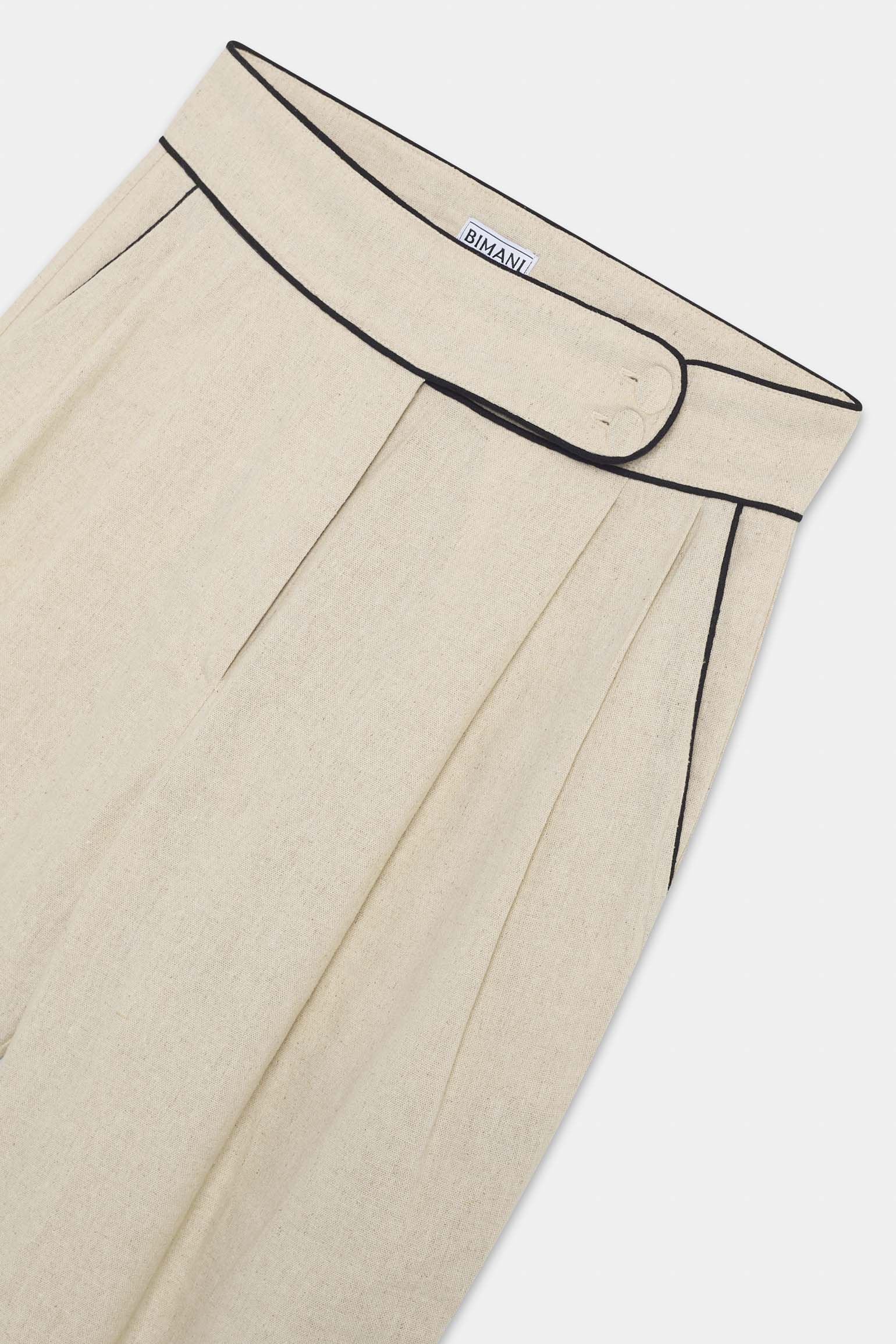 Pantalón BERAL Crema - BIMANI