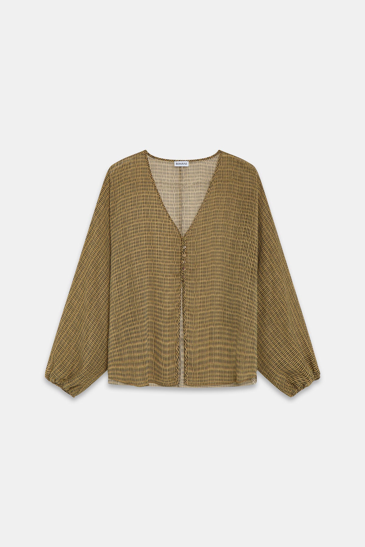 Blusa ELYA Estampado Khaki - BIMANI