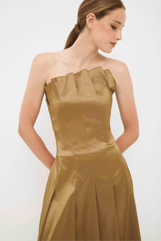 Vestido CORDELIA Olive - BIMANI