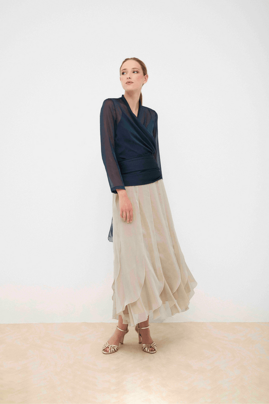 Falda MOONSTONE Champagne - BIMANI