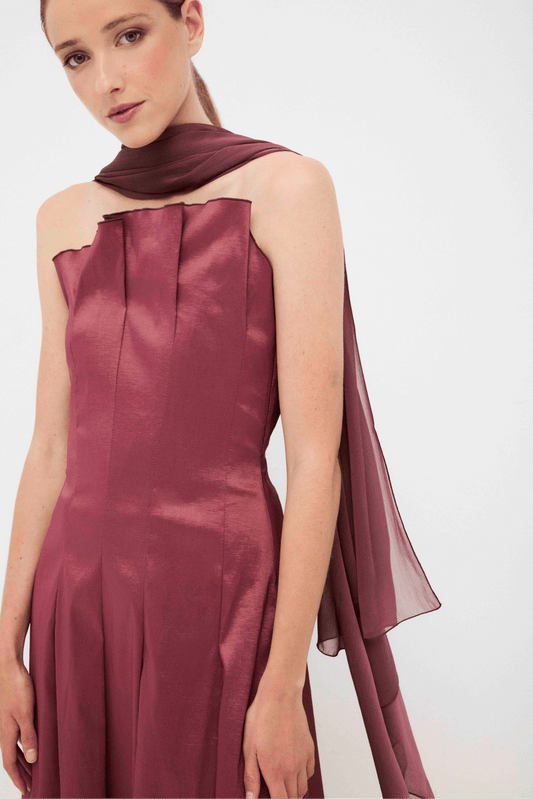 Vestido CORDELIA Empolvado - BIMANI