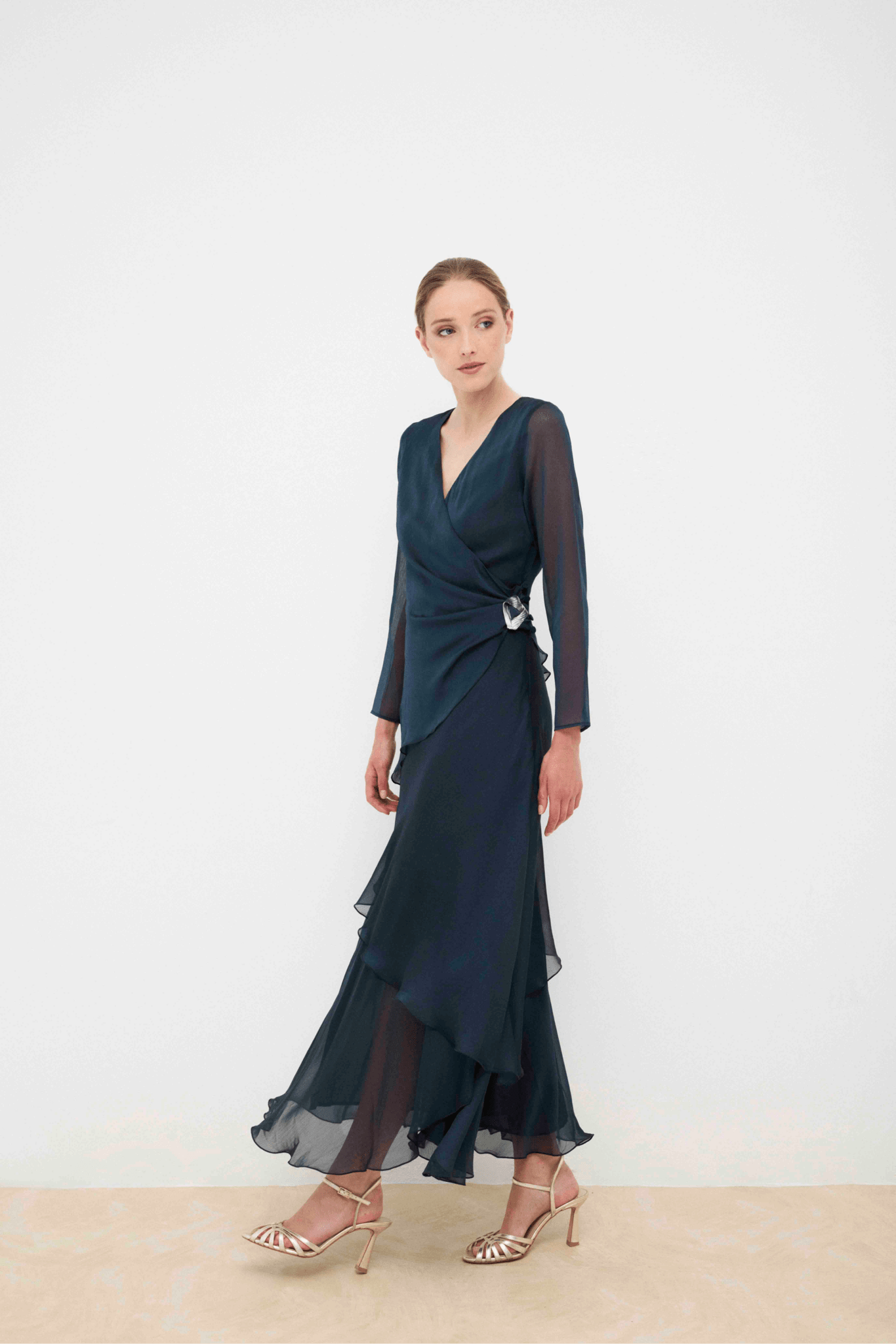 Vestido GIA Azul Petróleo - BIMANI