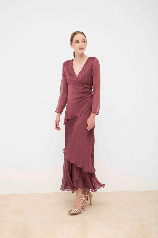 Vestido GIA Empolvado - BIMANI