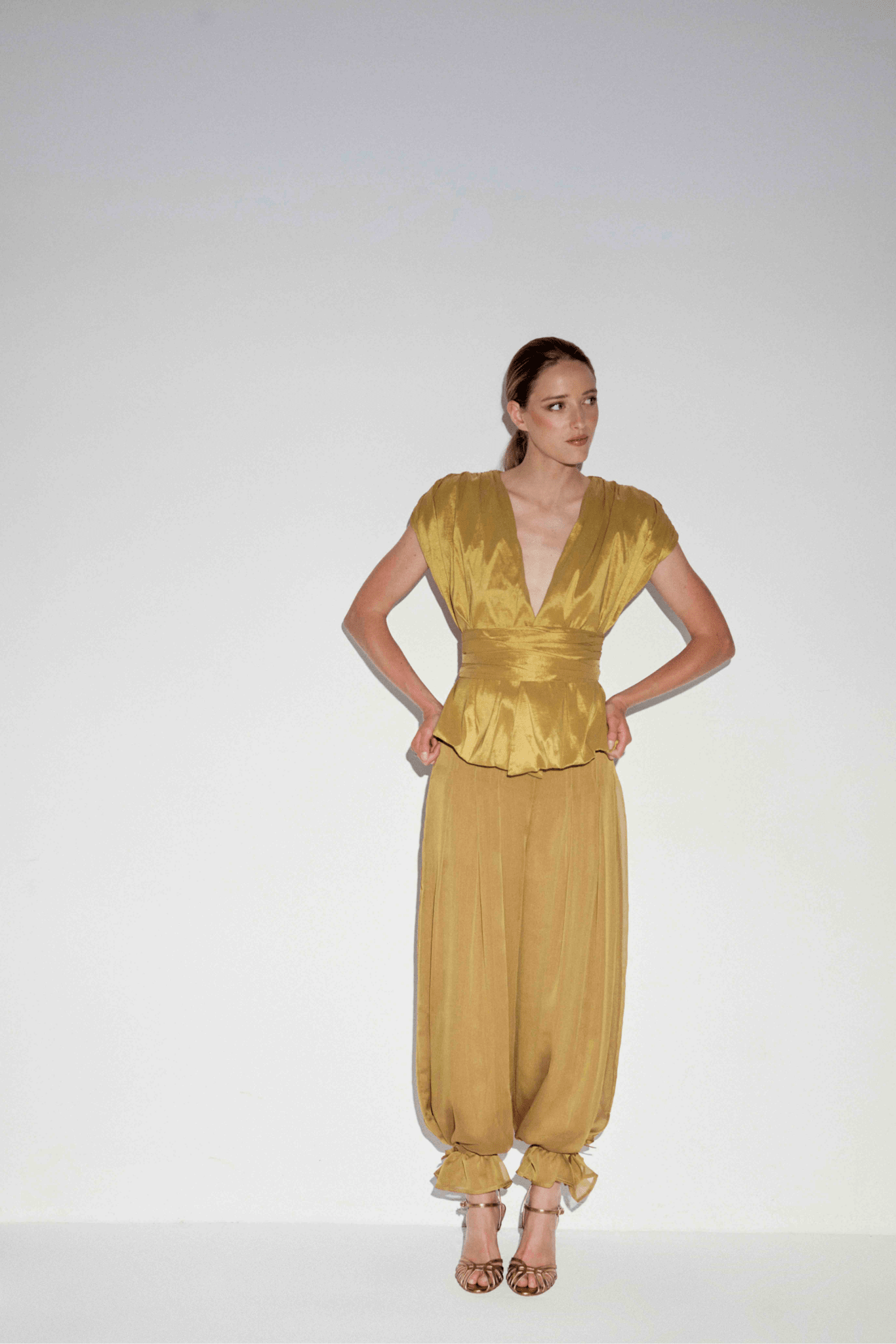Pantalón SABINE Oliva Peridoto - BIMANI