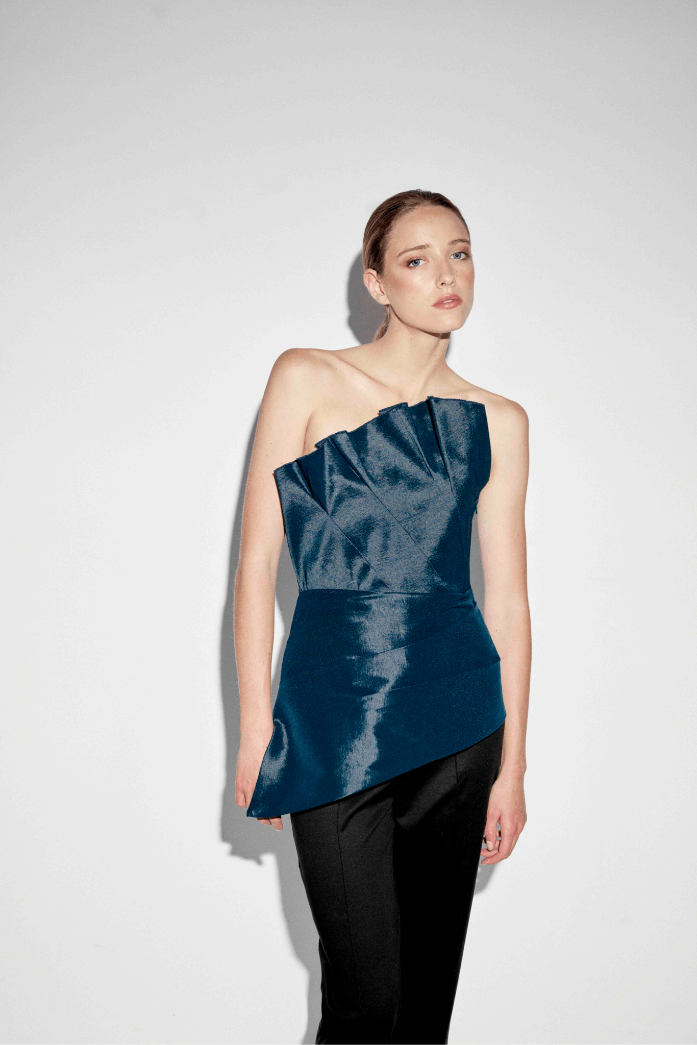 Top GISELLE Azul Petróleo - BIMANI