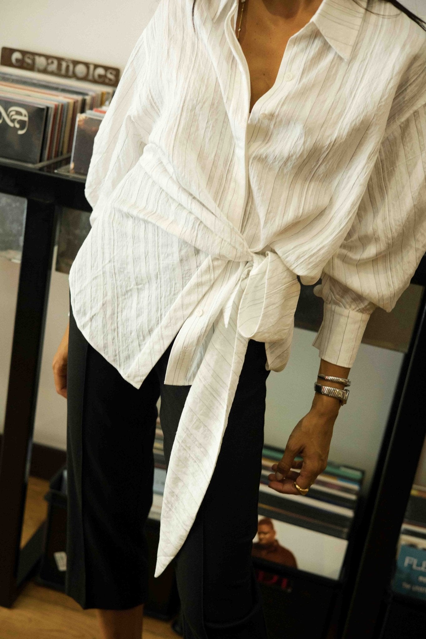 Blusa MAELLE Blanco - BIMANI