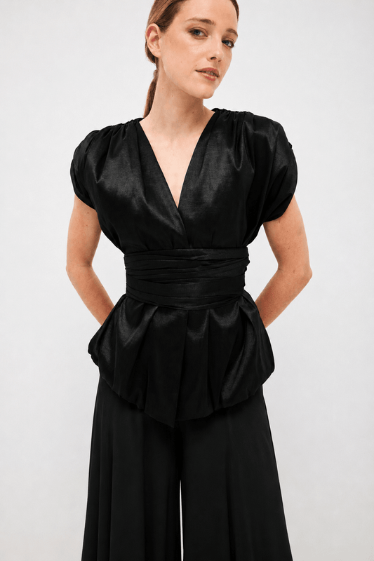 Top VIANNE Negro Magnético - BIMANI