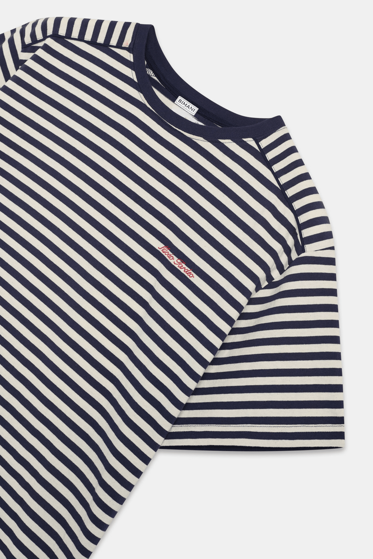 Camiseta TARDEO Rayas Azul - BIMANI