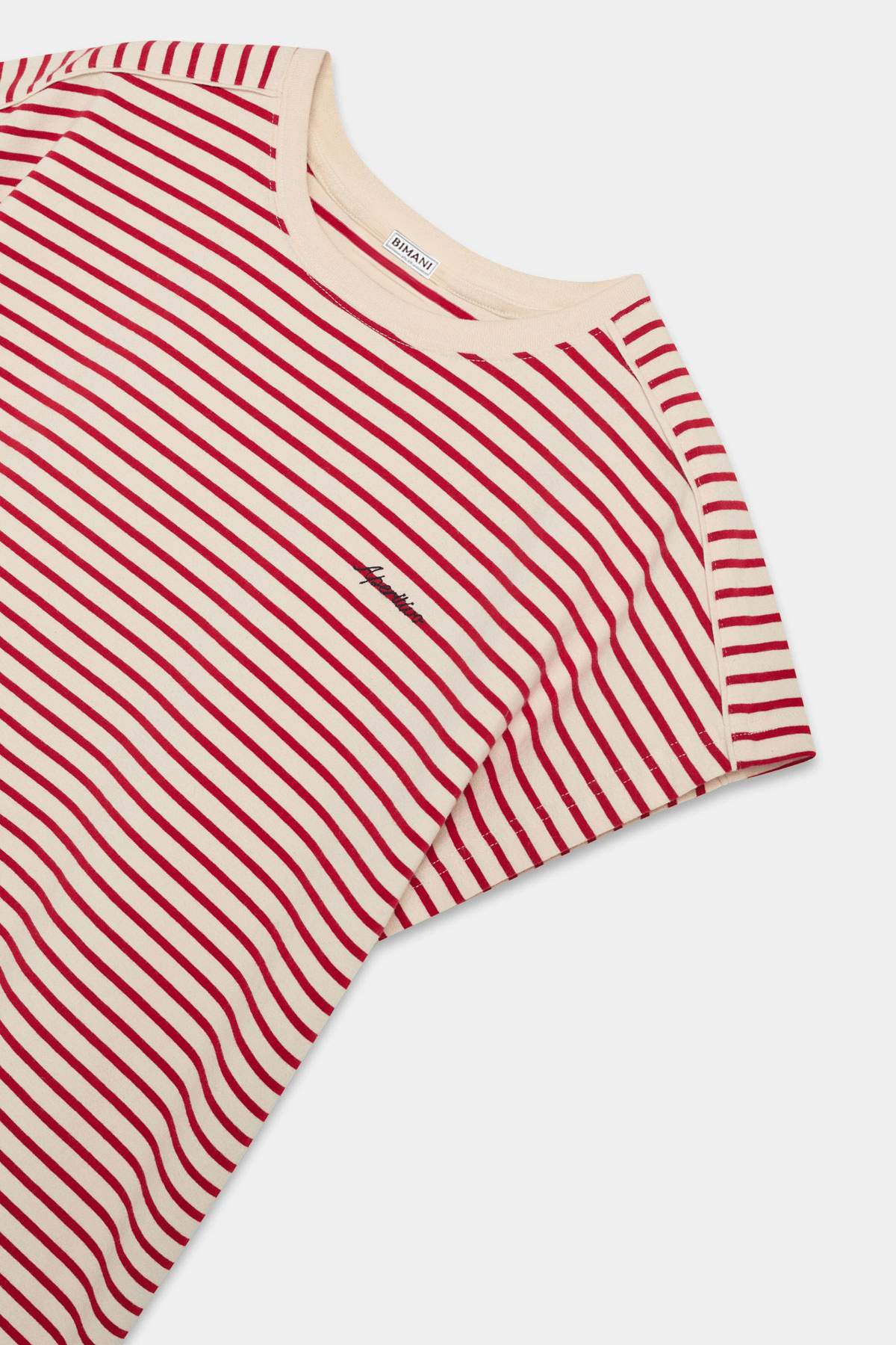 Camiseta APERITIVO Rayas Granate - BIMANI