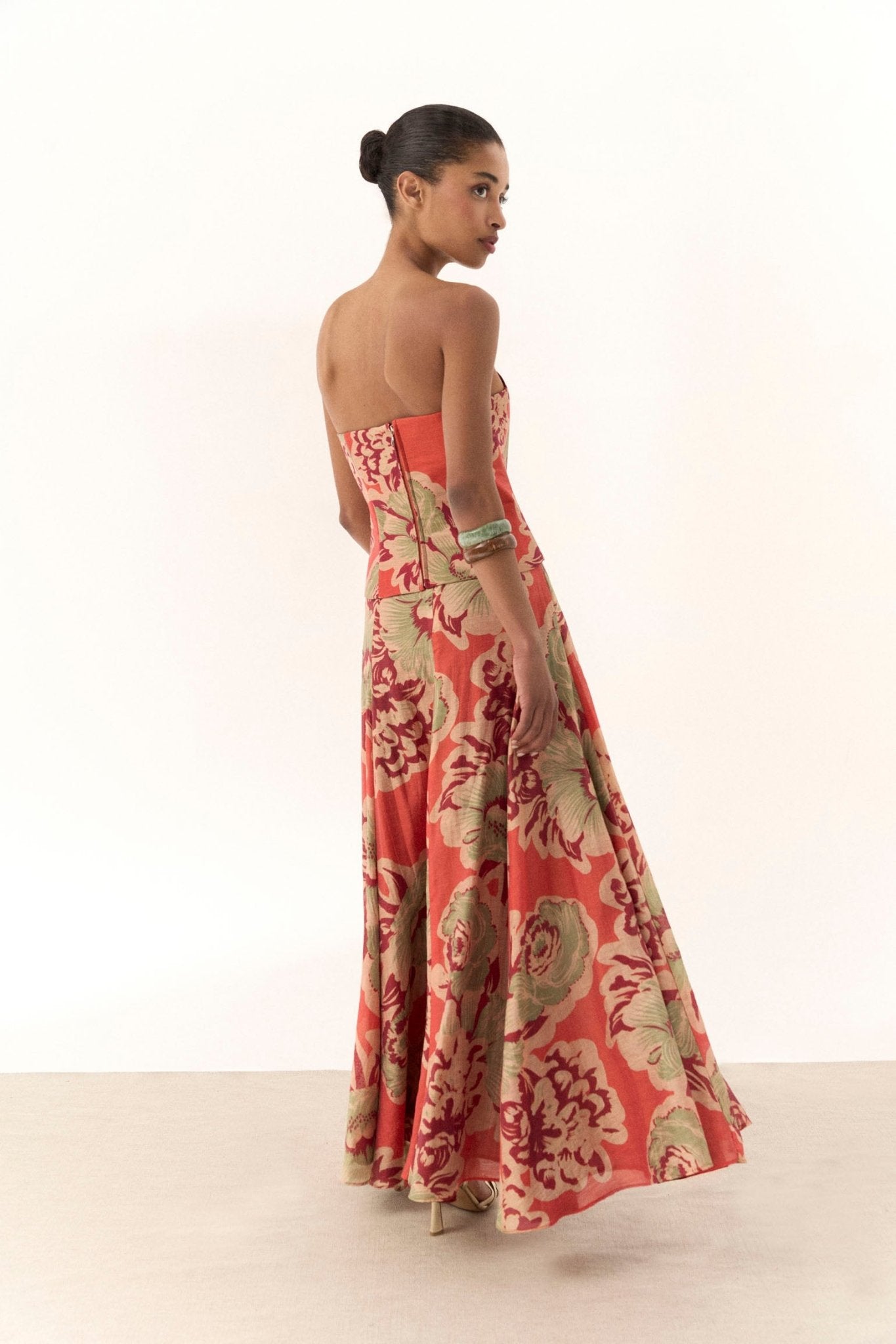 Falda IONE Estampado Melocotón - BIMANI