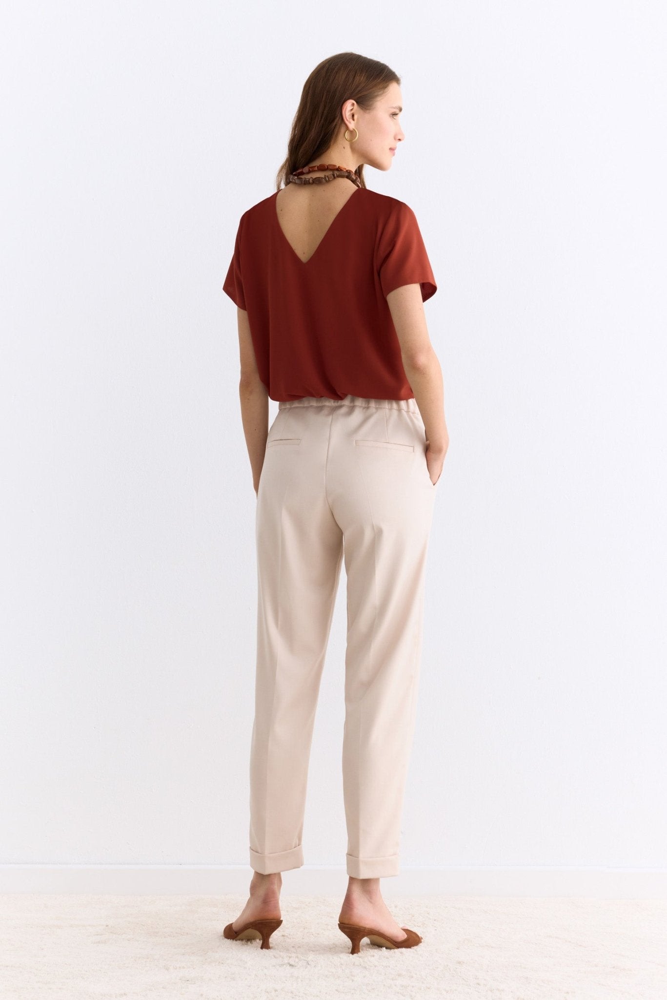 Pantalón NAJAC Beige - BIMANI