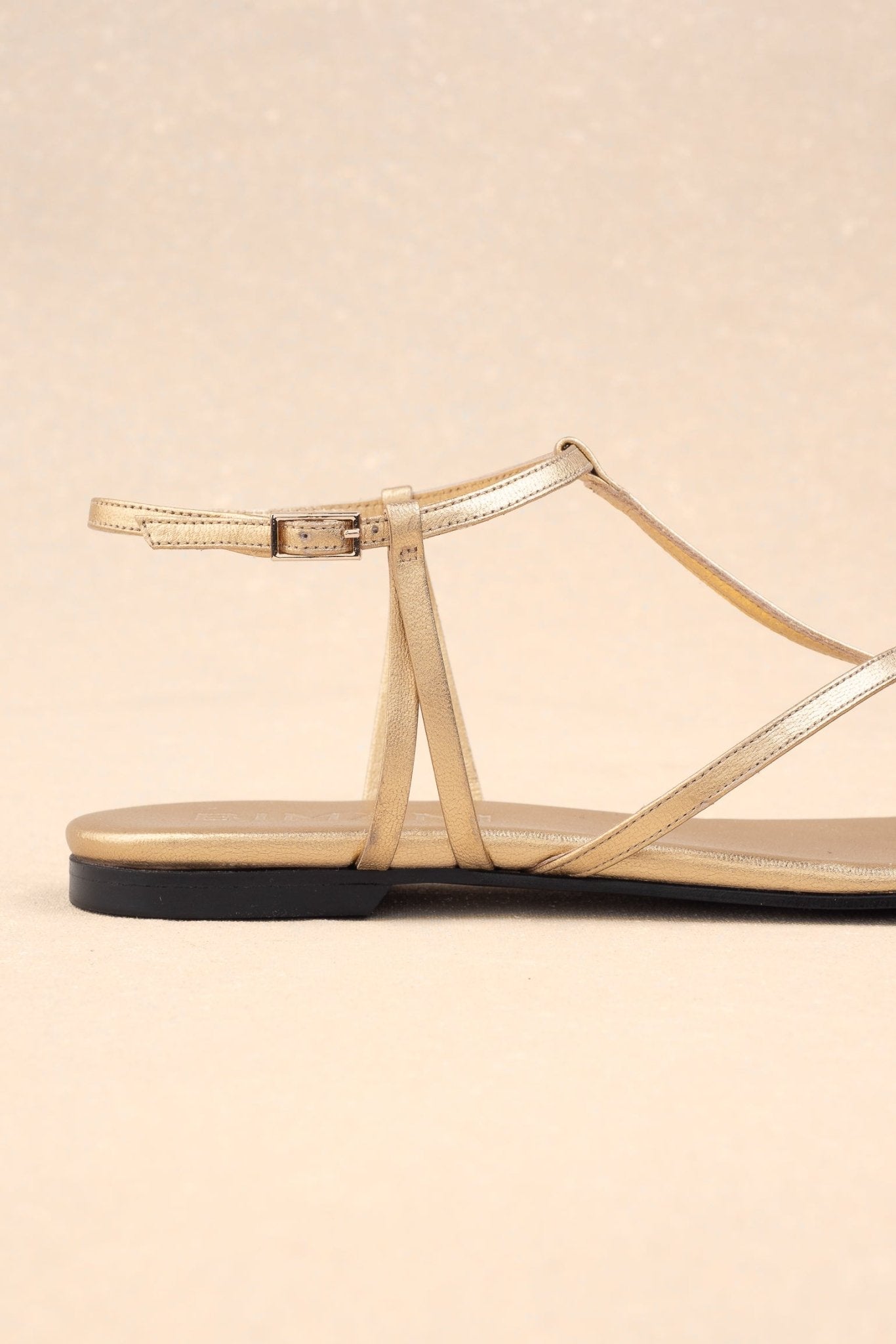 Sandalia MARÍA Oro Vintage - BIMANI