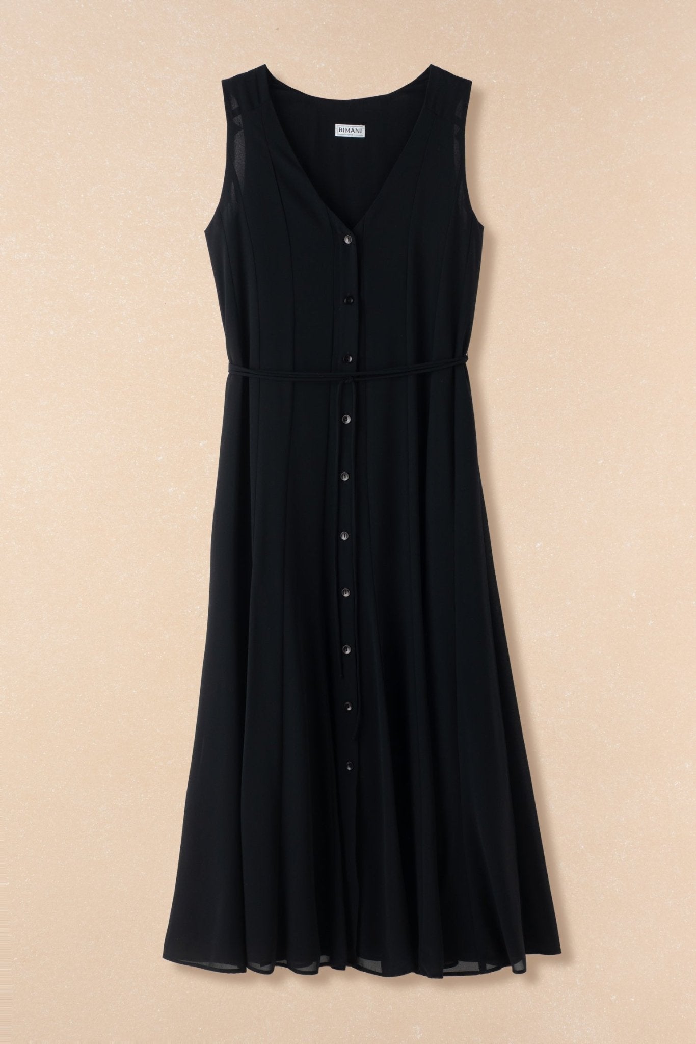 Vestido CORALIMA Negro Magnético - BIMANI