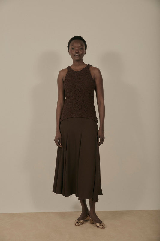 Vestido LATTE Marrón Cacao - BIMANI