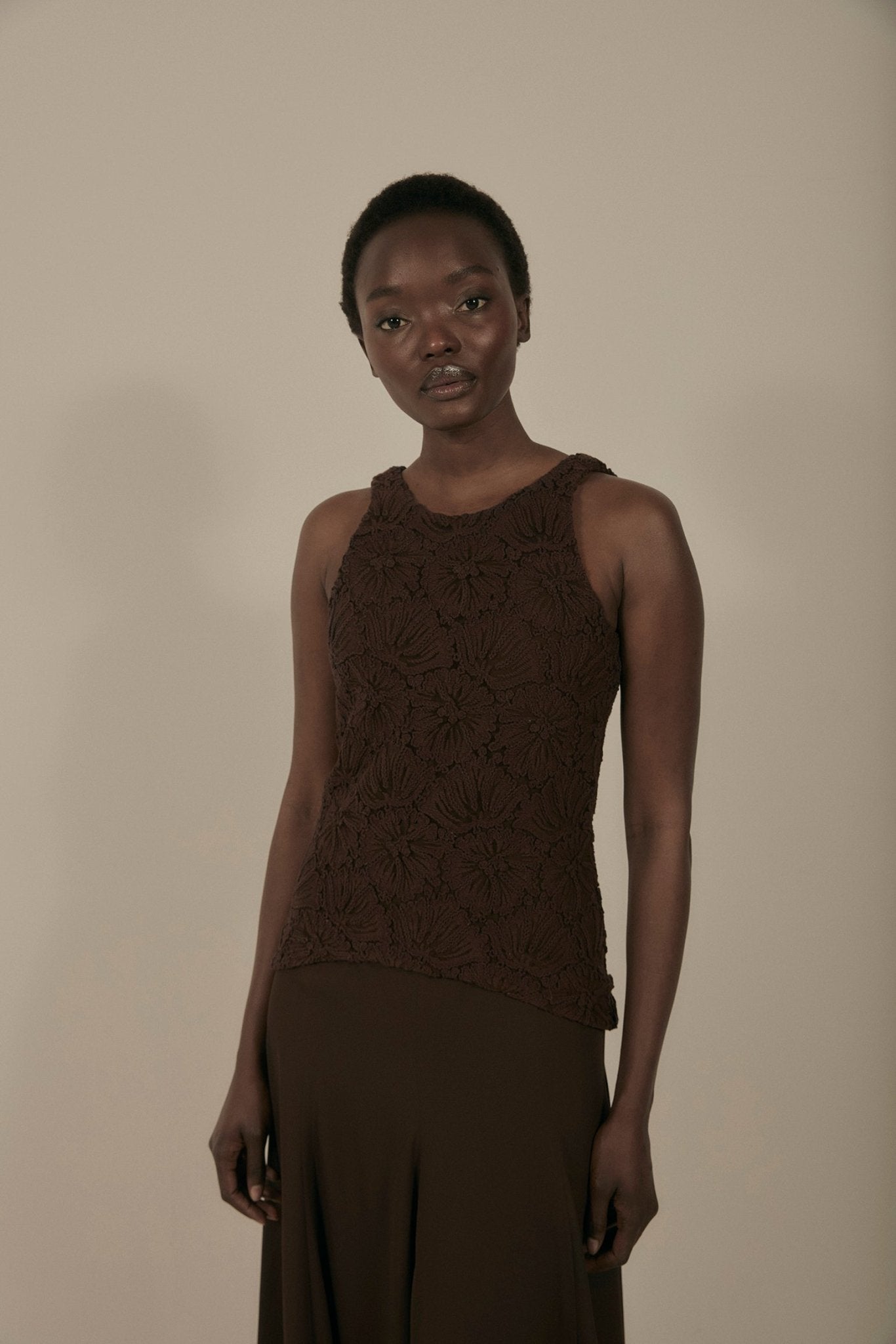 Vestido LATTE Marrón Cacao - BIMANI