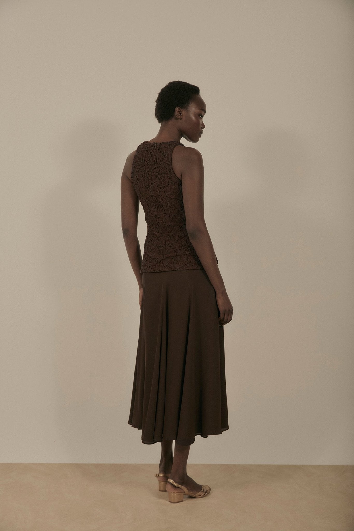 Vestido LATTE Marrón Cacao - BIMANI