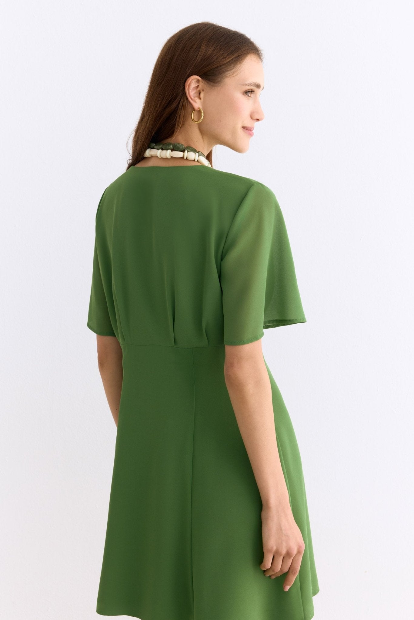 Vestido GINEBRA Green Forest - BIMANI