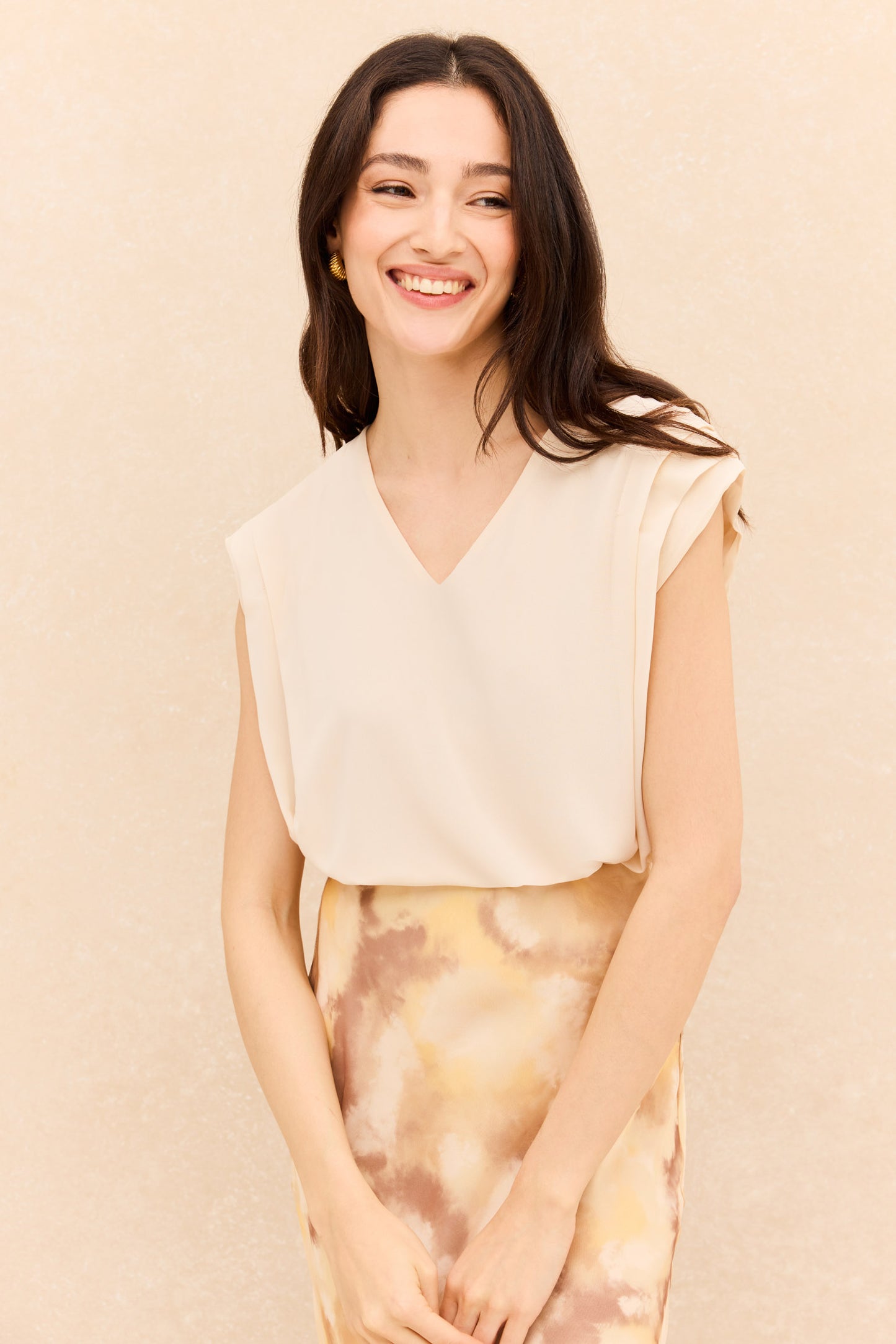 Blusa ANKARA Beige Caliza
