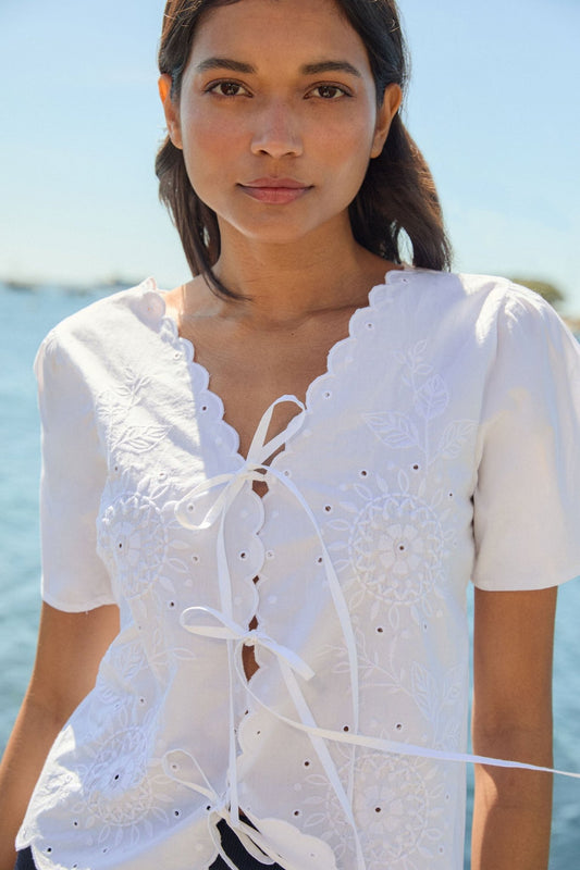 Blusa BOW White - BIMANI