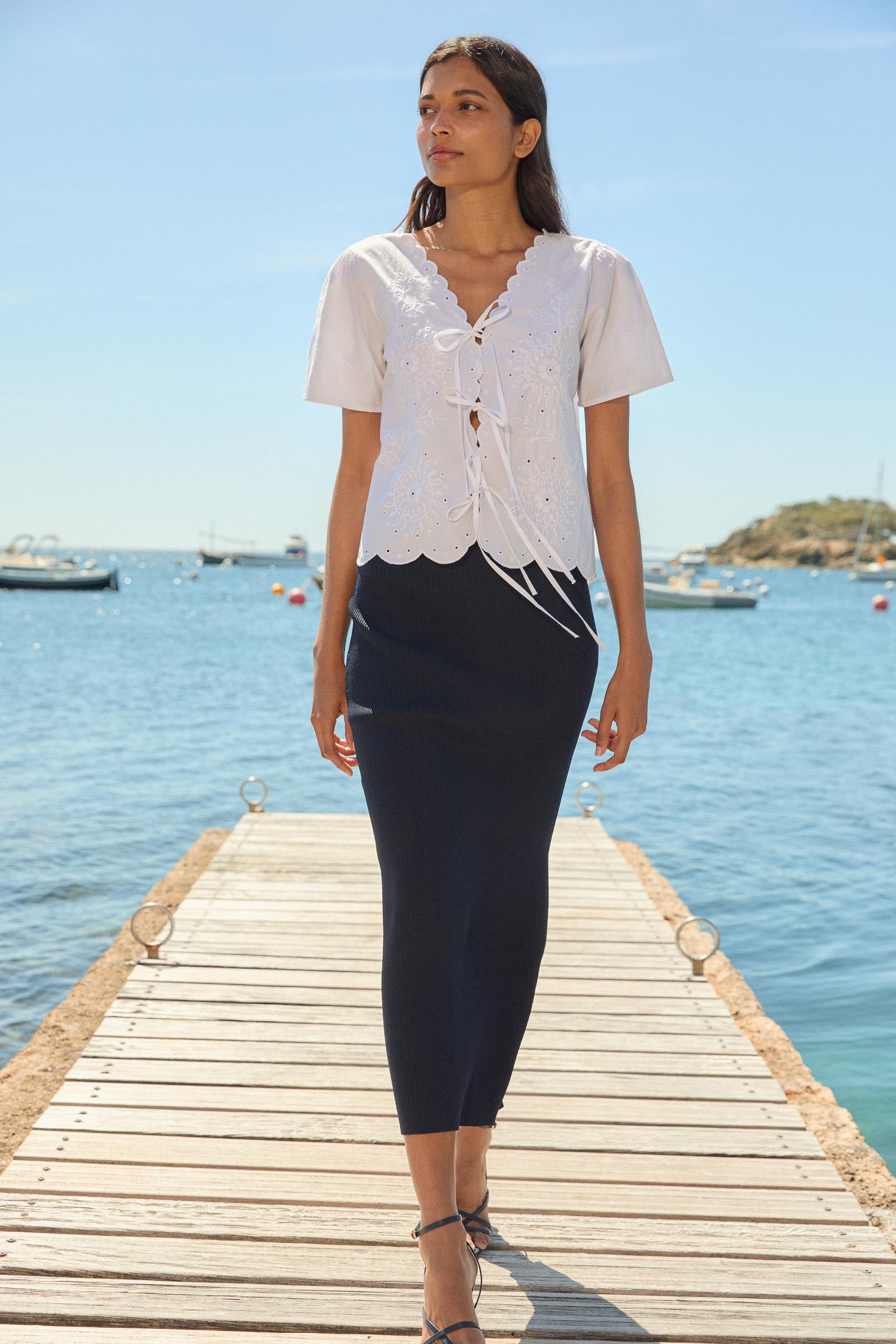 Blusa BOW White - BIMANI