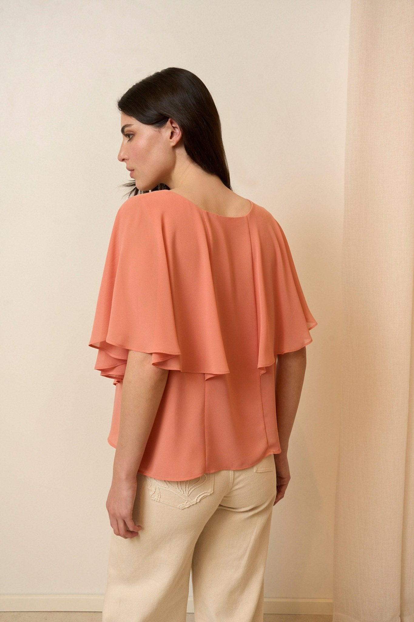 Blusa CENIA Salmón Lava - BIMANI