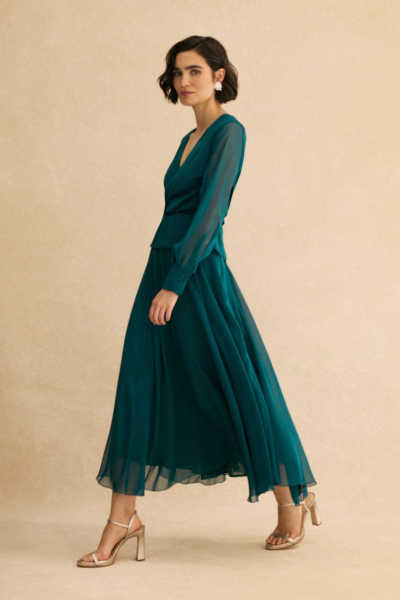 Blusa CLAIRE Verde Hiedra - BIMANI