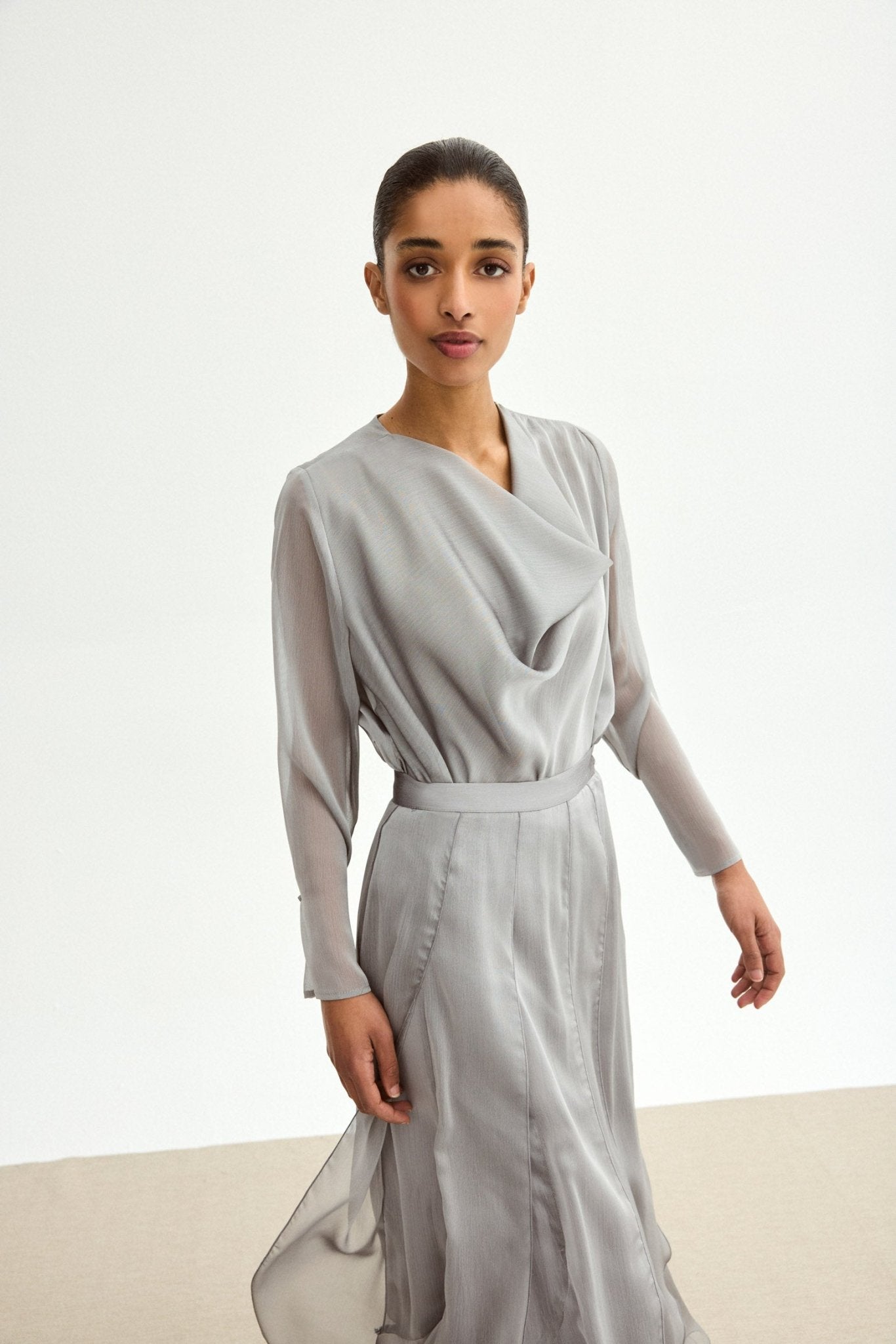 Blusa HELIANE Plata - BIMANI
