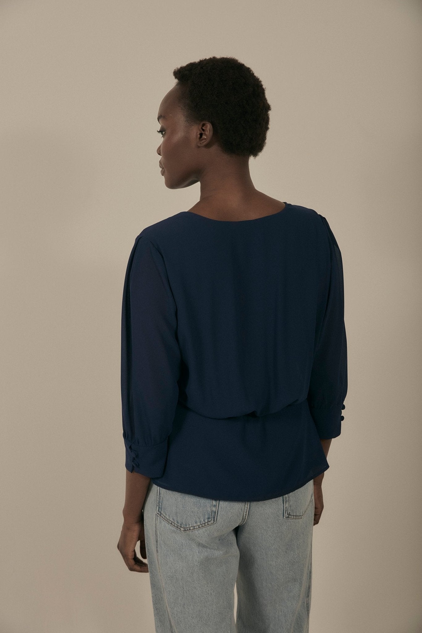 Blusa LINE Azul Marino - BIMANI