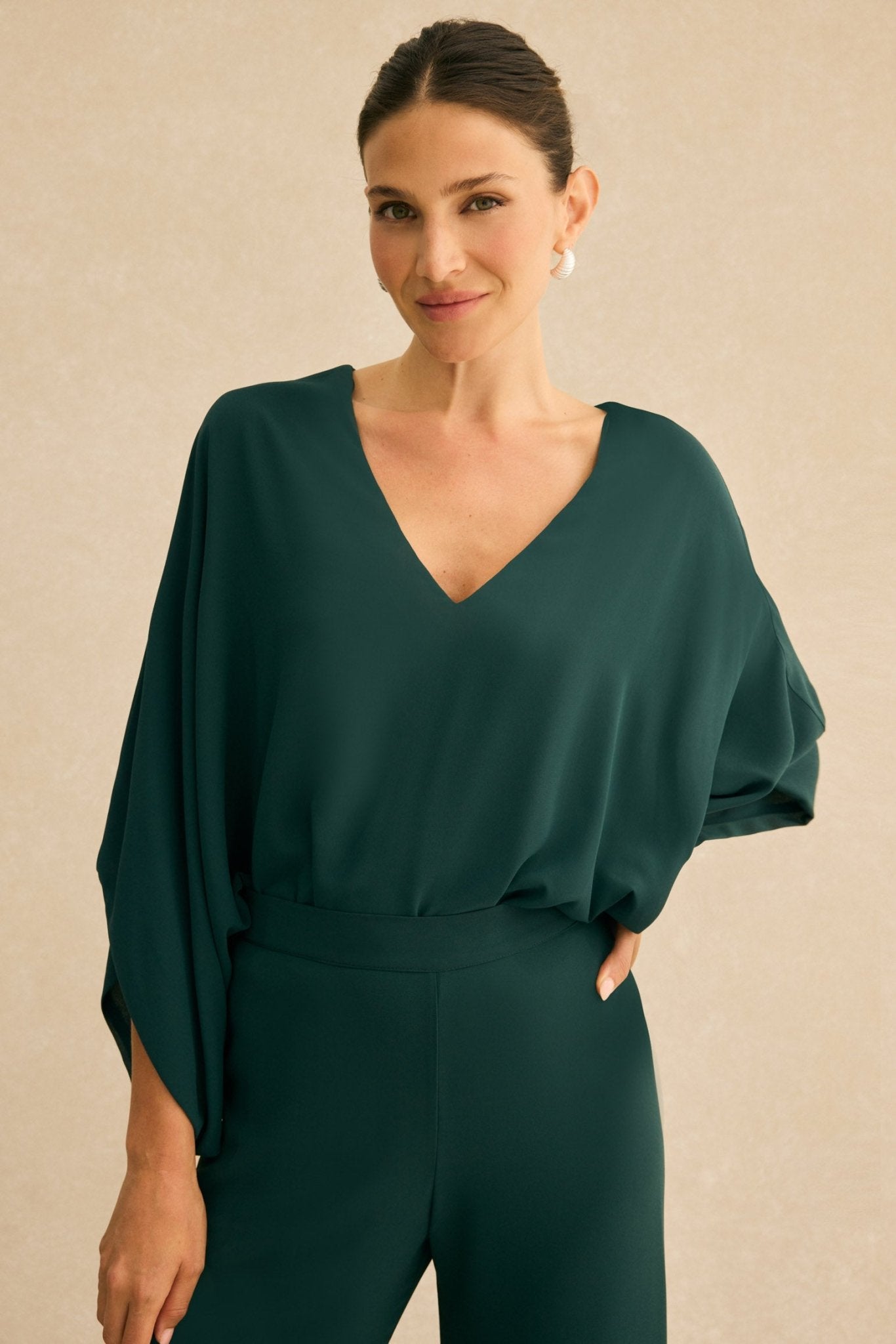 Blusa MARION Verde Hiedra - BIMANI