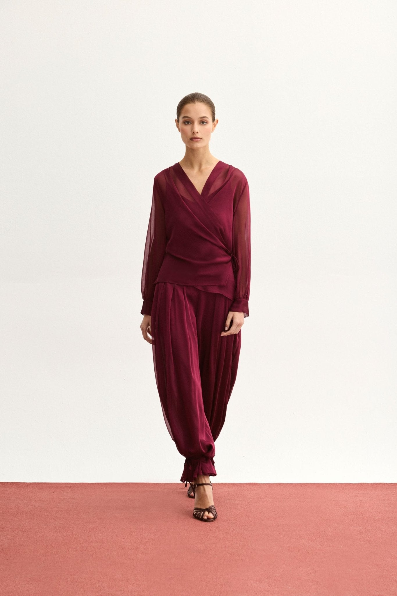 Blusa MARTINE Cereza Árida - BIMANI