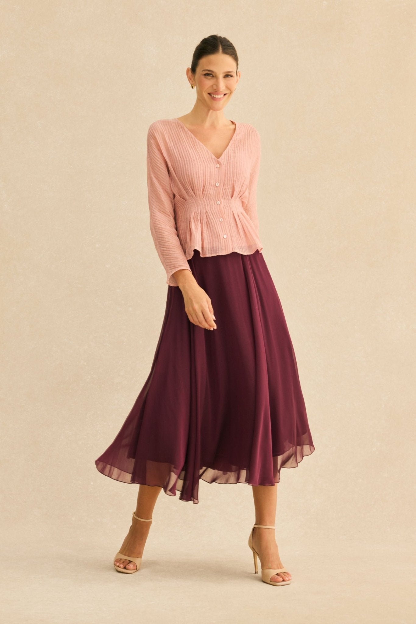 Blusa PALAMÓS Nude Carisma - BIMANI