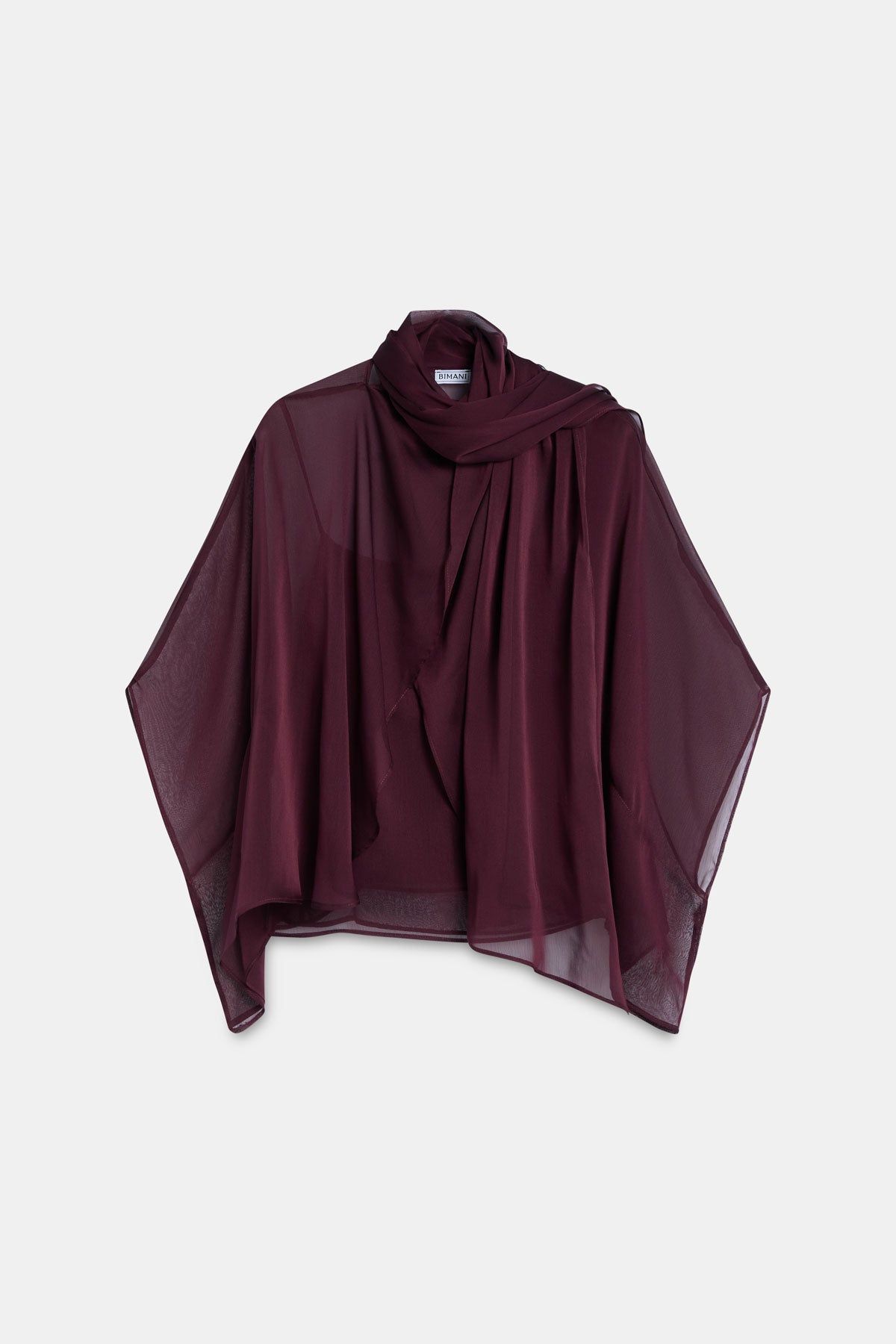 SOLÈNE Eggplant Blouse