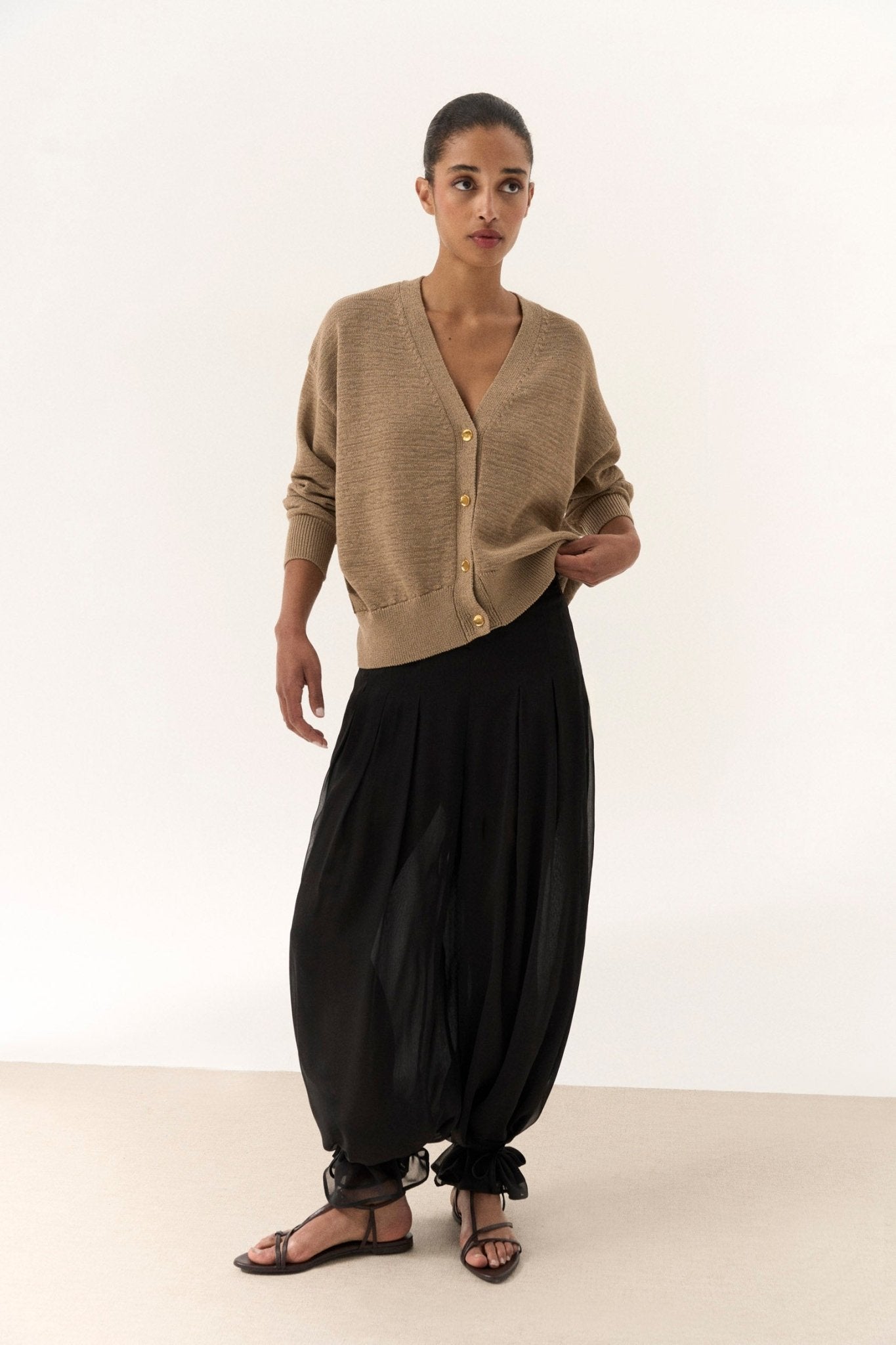 Cardigan TELDE Dorado - BIMANI