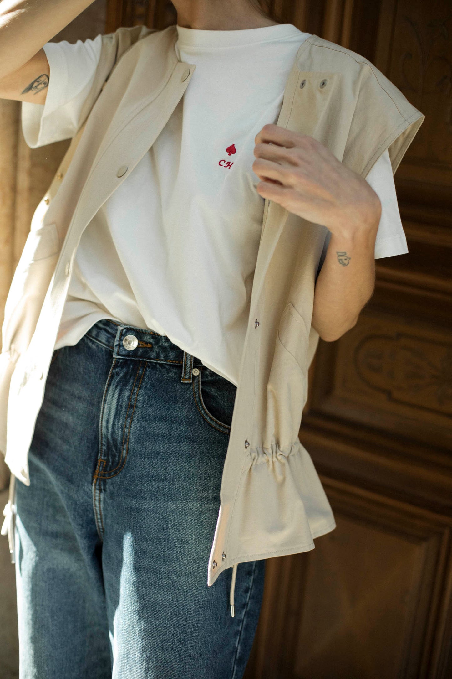 Chaqueta ARLES Beige - BIMANI