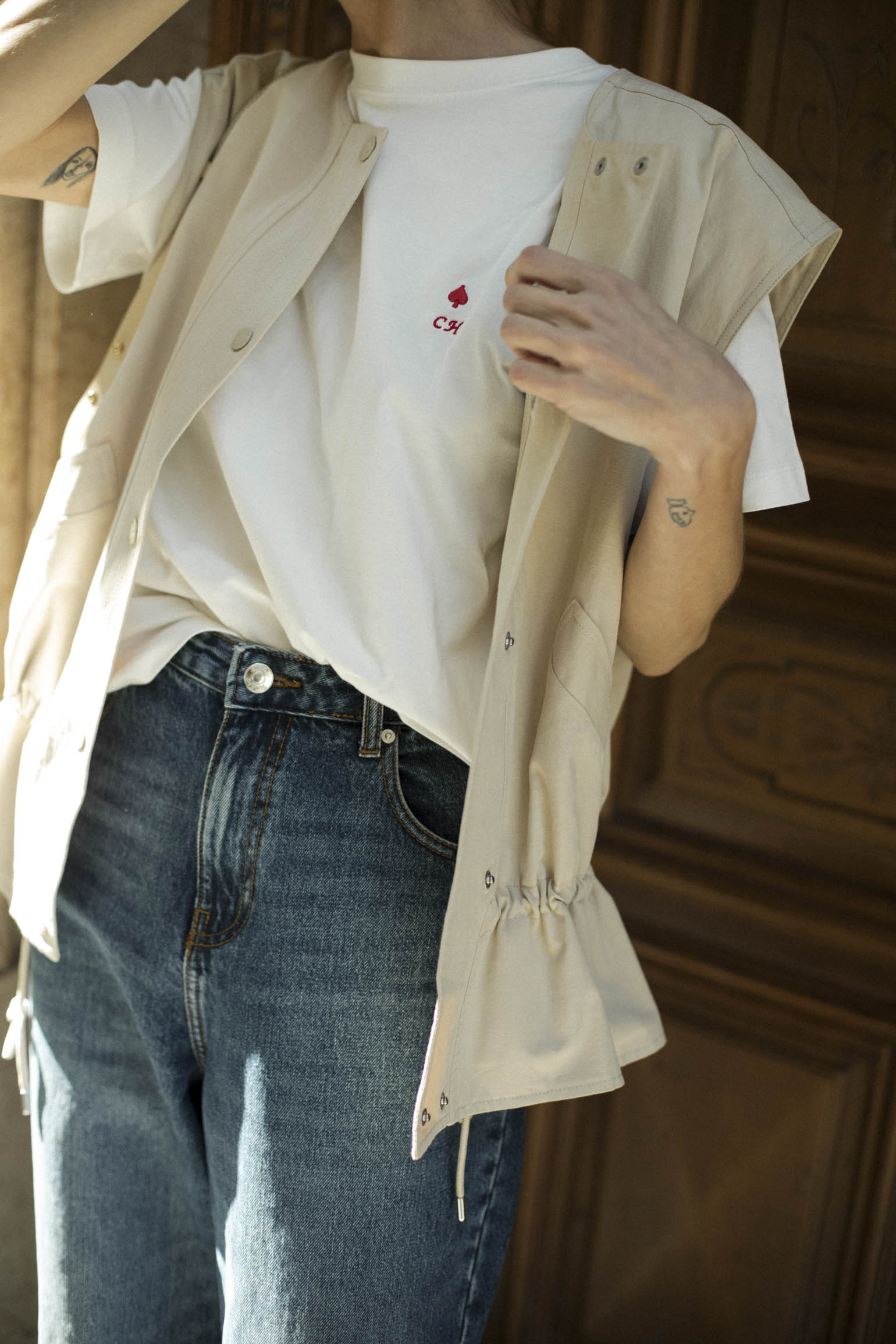 Chaqueta ARLES Beige - BIMANI