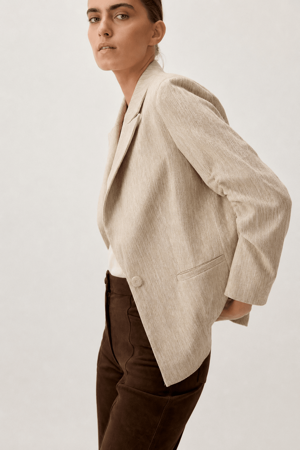 Blazer BASETTE Beige - BIMANI