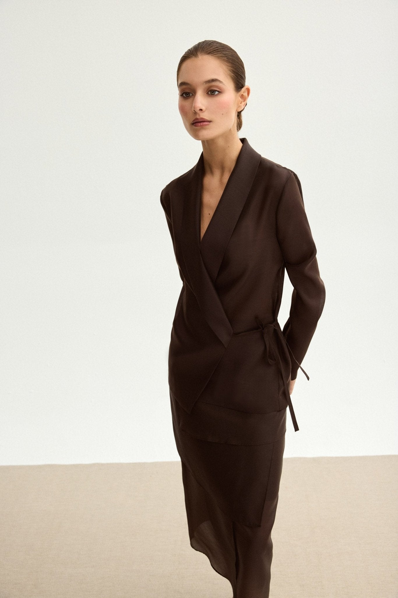 Chaqueta SELENITE Marrón Mocca - BIMANI