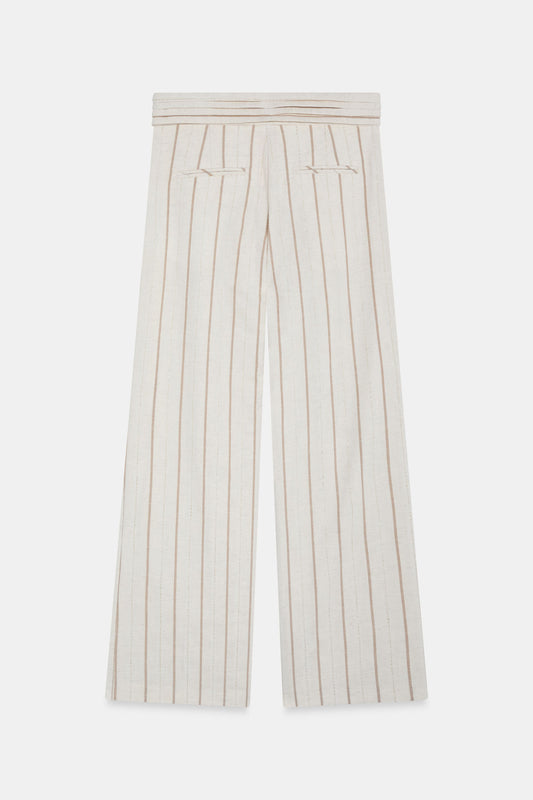 Pantalón EMY Rayas Beige - BIMANI