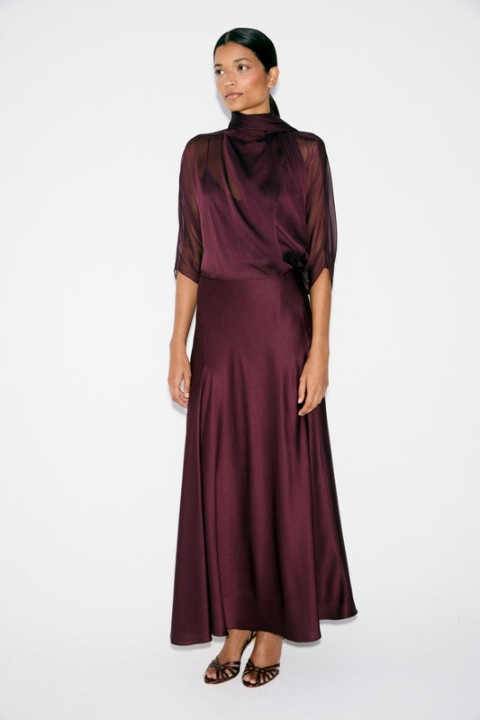 Skirt ALICE Aubergine