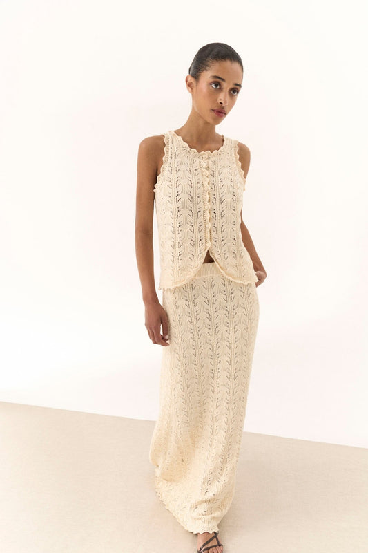 Falda ALINA Crema - BIMANI