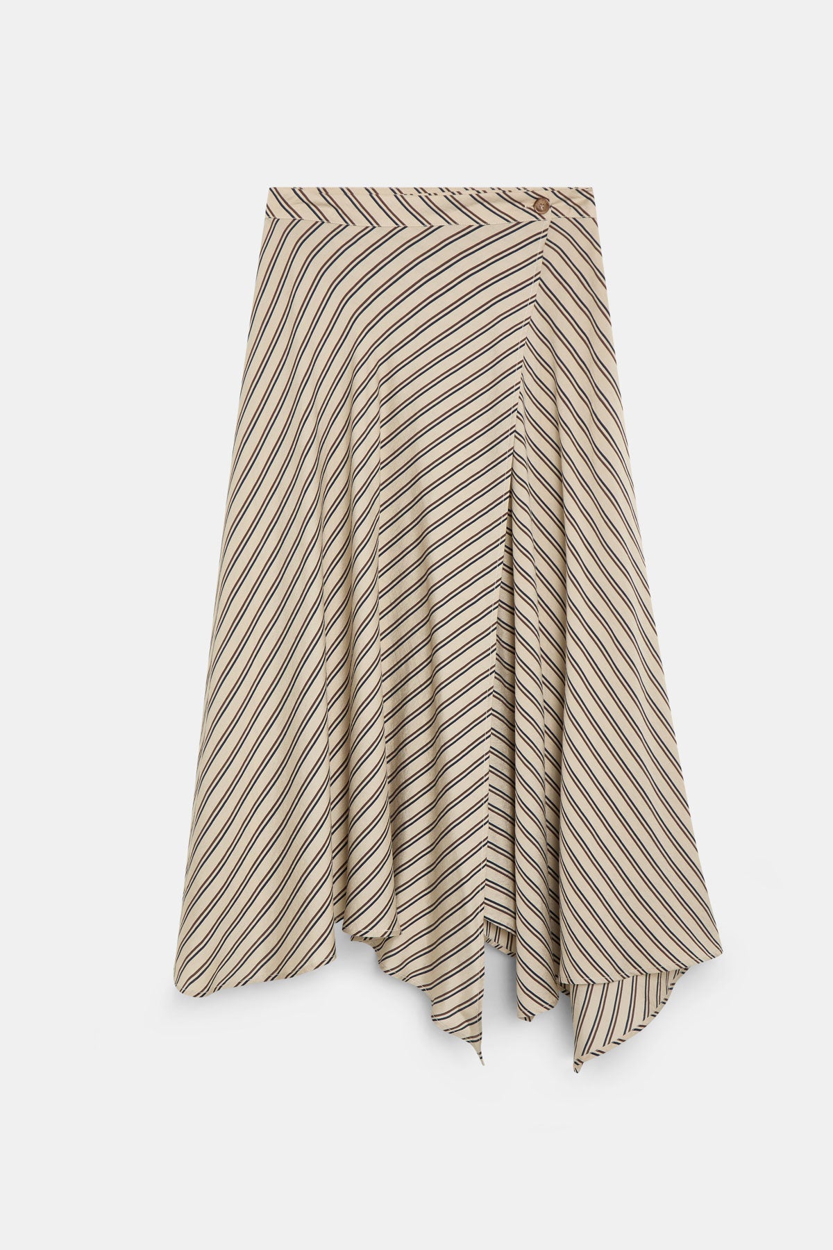 Falda AVEL Rayas Beige - BIMANI
