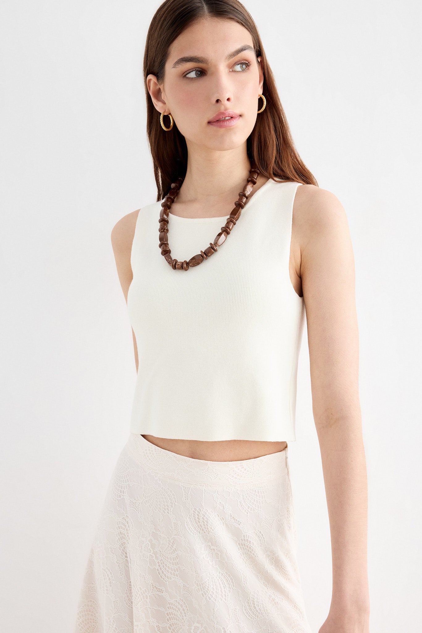 Falda FELIPA White - BIMANI