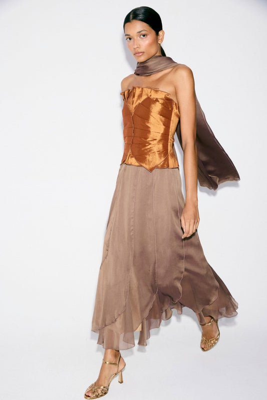 Falda MOONSTONE Bronce - BIMANI