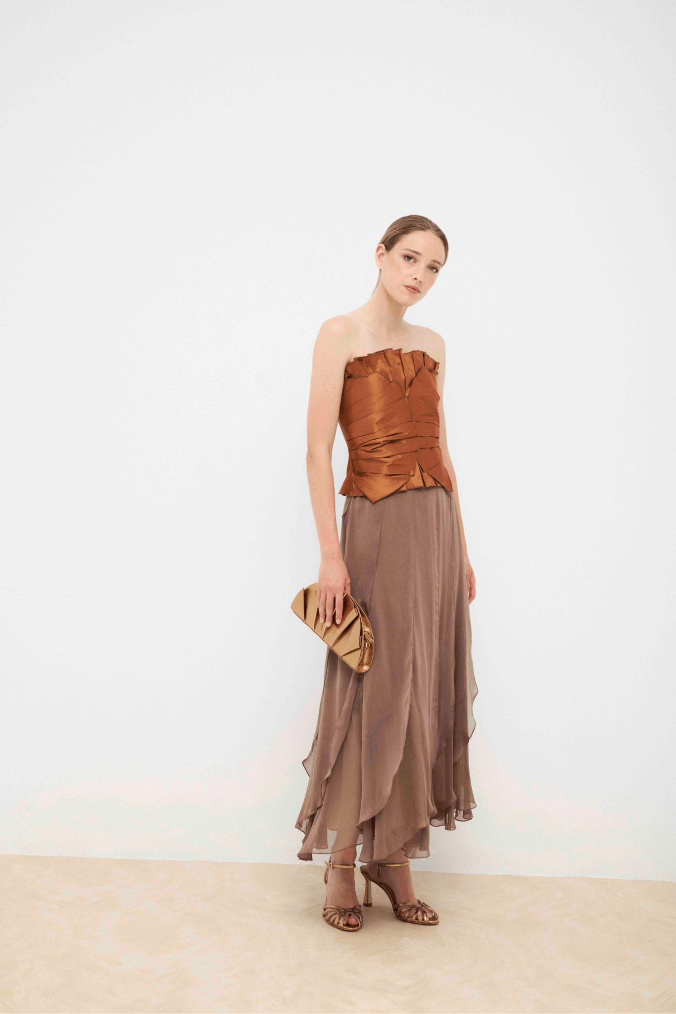 Falda MOONSTONE Bronce - BIMANI