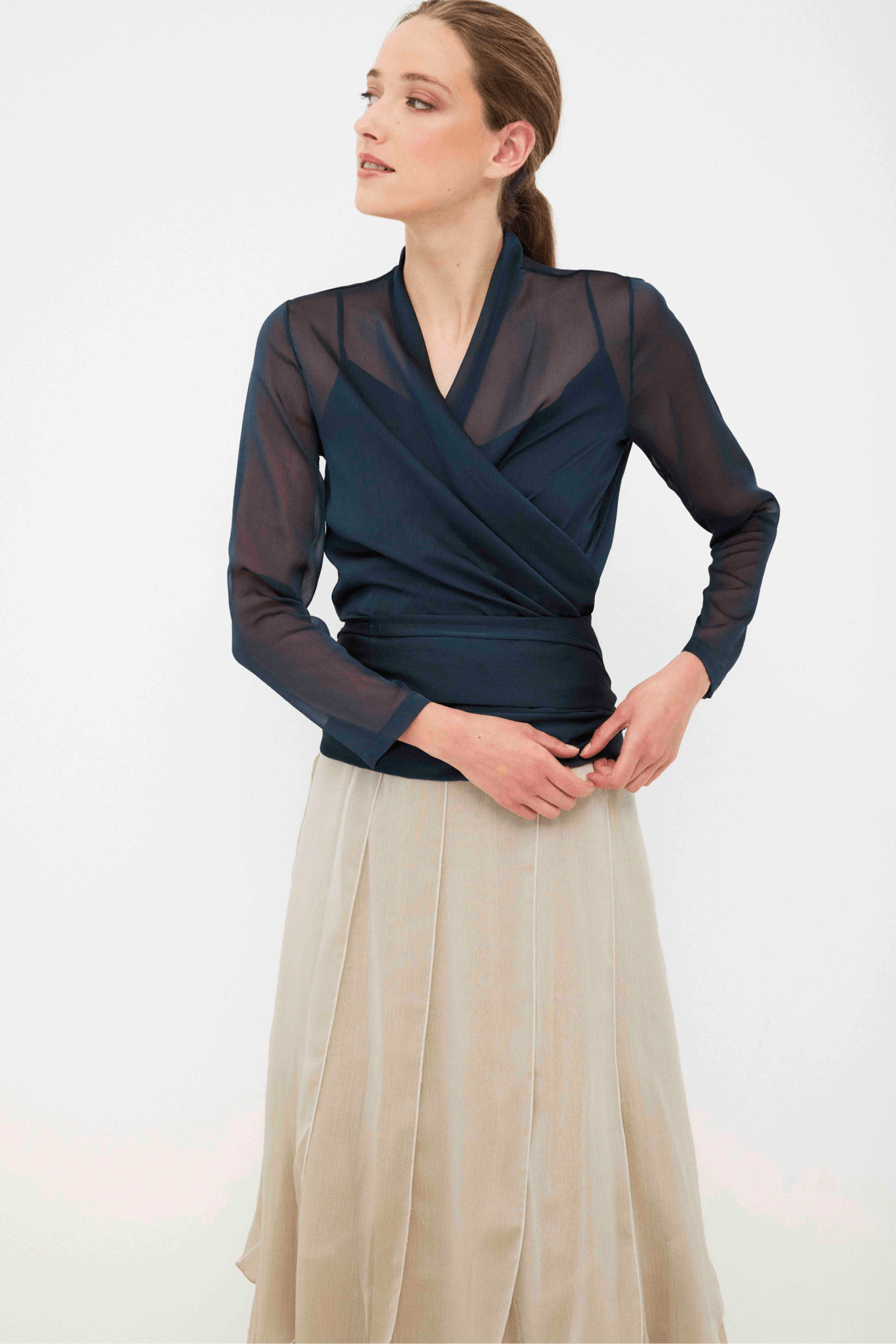 Falda MOONSTONE Champagne - BIMANI