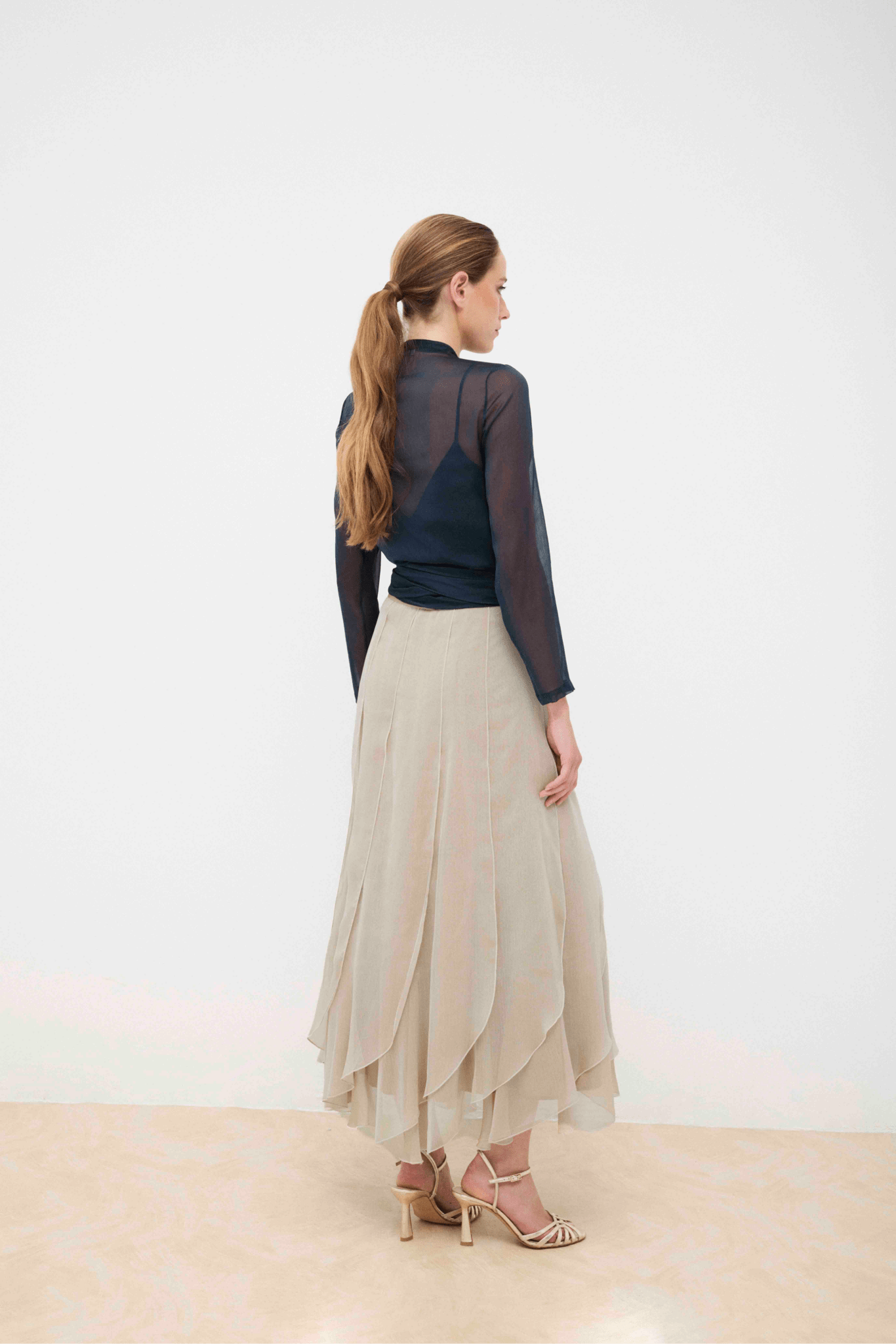 Falda MOONSTONE Champagne - BIMANI