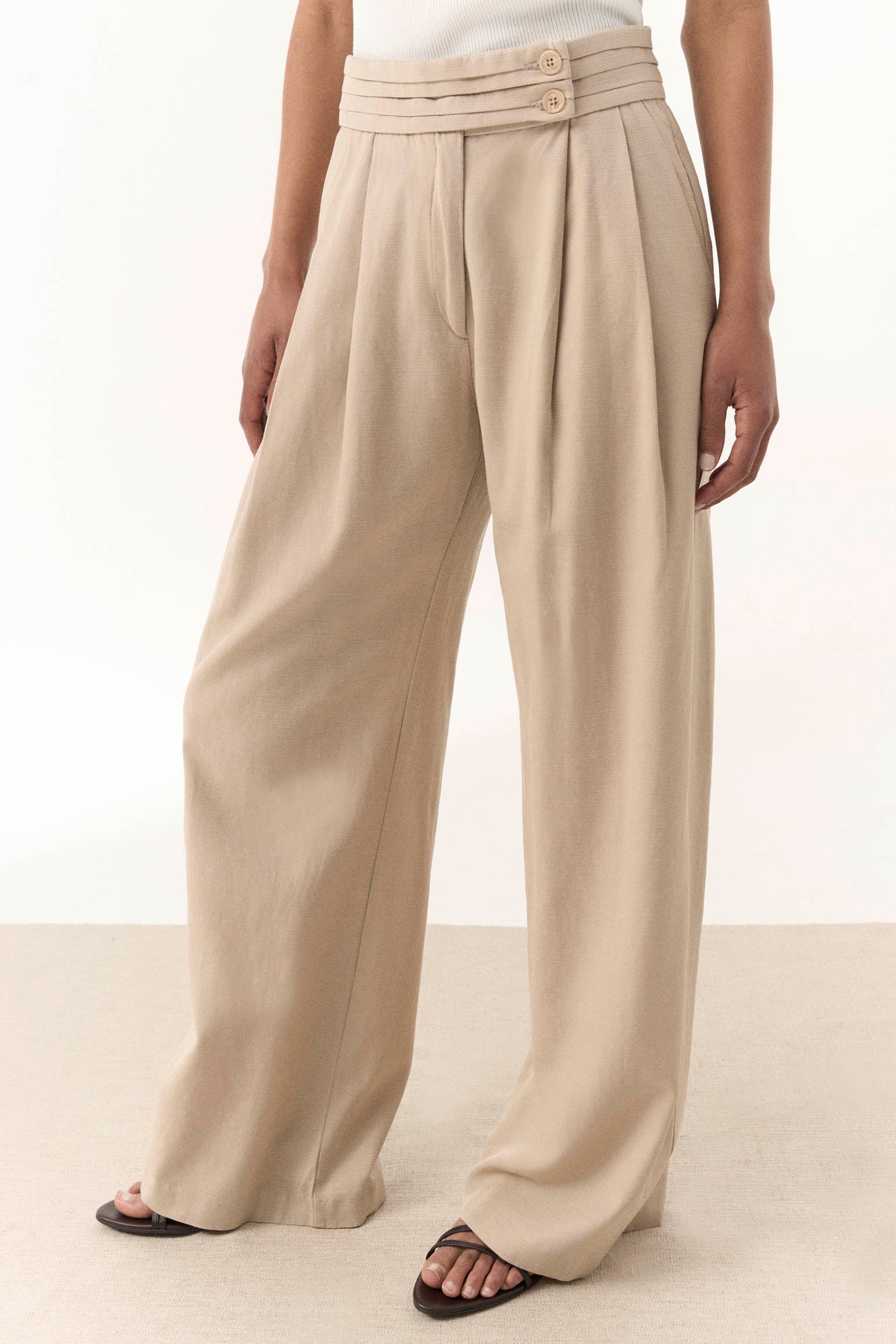 Pantalón EMY Beige - BIMANI