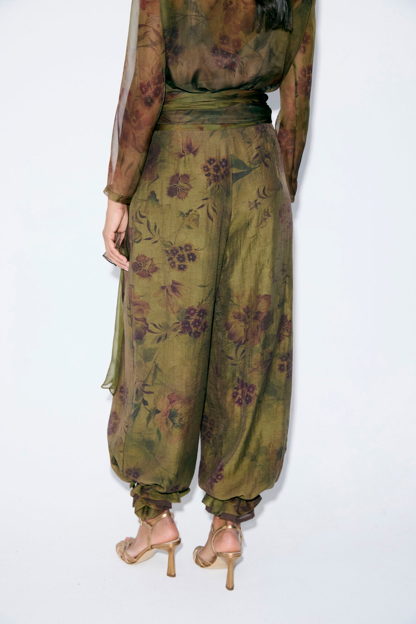 Pantalón ISOLA Estampado Oliva