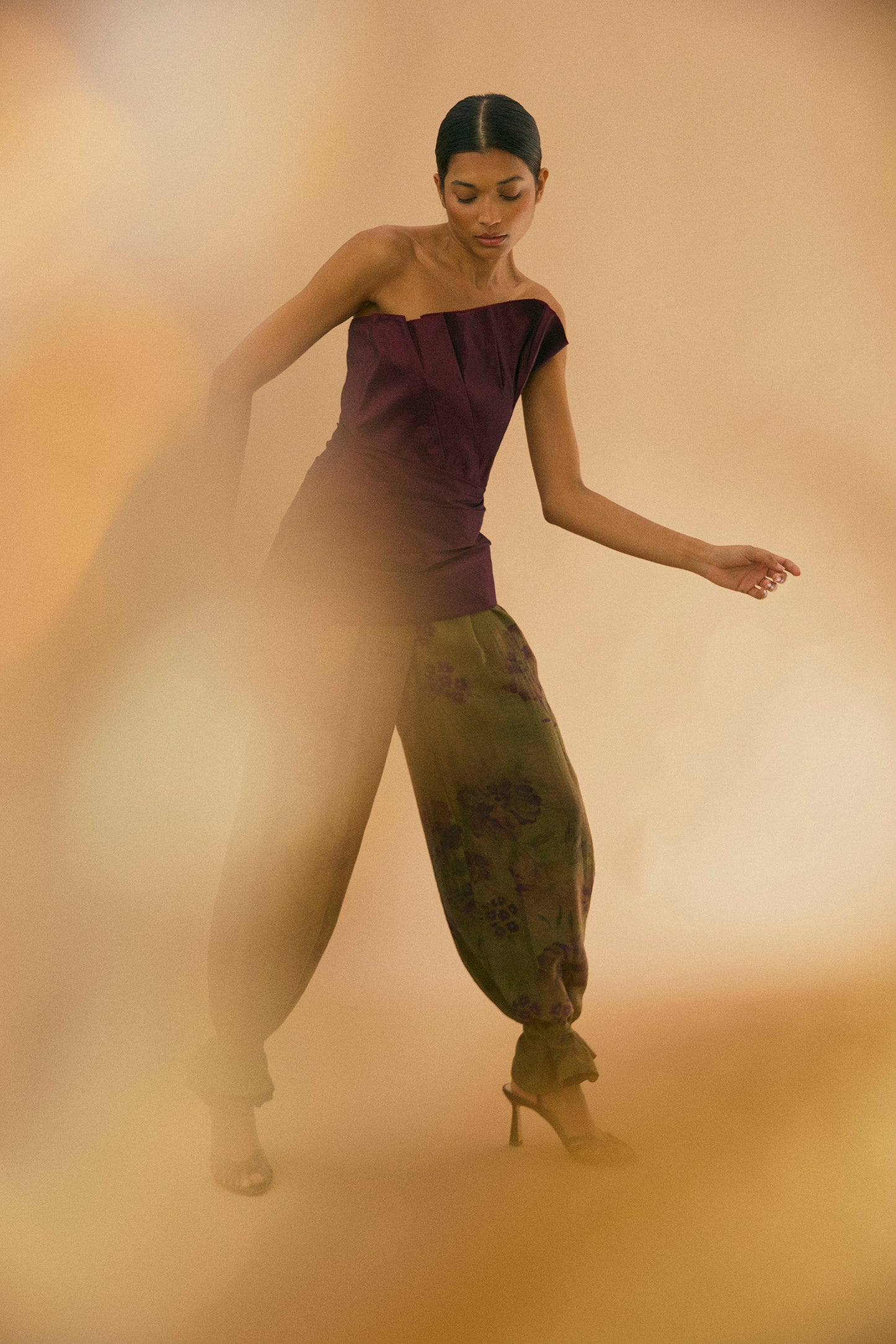Pantalón ISOLA Estampado Oliva